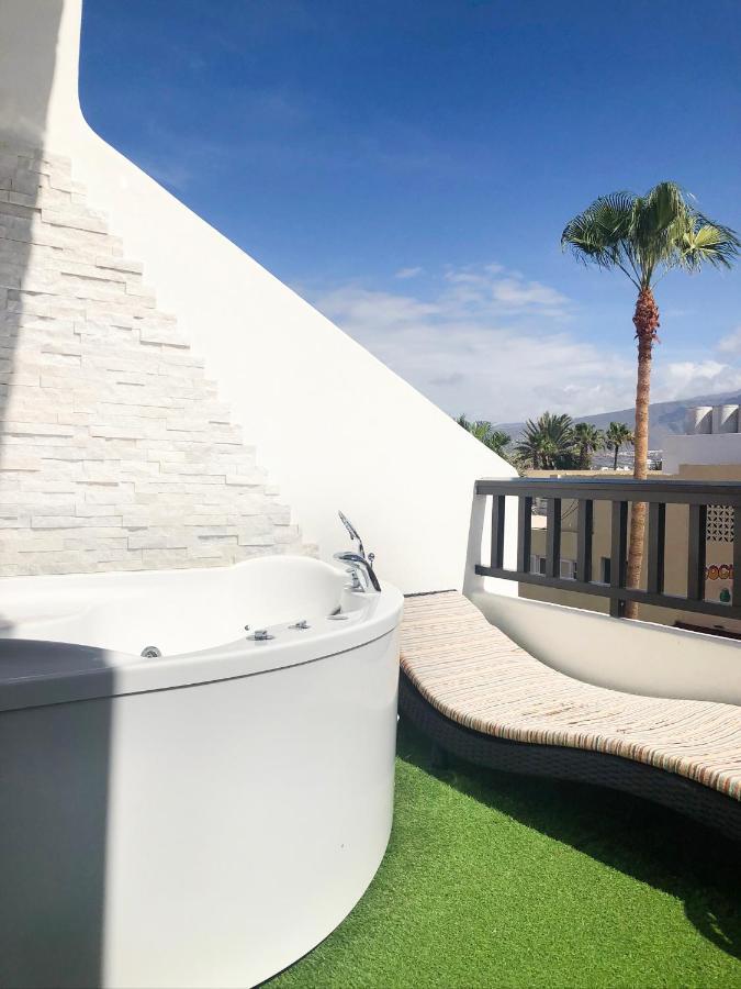 פלאייה דה לאס אמריקס Lux&2Jacuzzi. New! Golden Mile Las Americas, Parque Santiago 2. Pool Heated Sea Water 2 Bdr מראה חיצוני תמונה